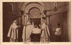 Lisieux CPA erstes Kommunion