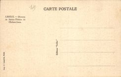 Lisieux CPA Saint Therese Sainte in der Meditation im alten Kirchhof von Carrmelites