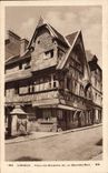 Lisieux CPA alte Hauser der Hauptstrasse
