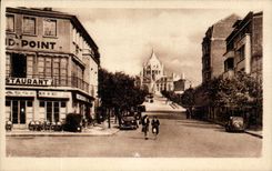 Lisieux CPA das von der Basilika auftrat