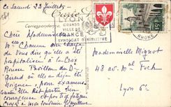 Lisieux CPA der Thiers Platz die Kathedrale und der alte episkopale Gaumen der Post