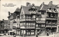 Lisieux CPA Schritt des Marktes zum der alten Hauser mit Butter zu bestreichen