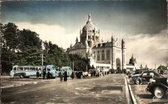 Lisieux CPA gesehen in Richtung zur Basilika