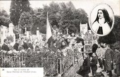 Lisieux CPA auf dem Grab der Therese-Schwester des Jesus-Kindes