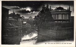 Lisieux CPA eine Ecke von Lisieux zum Mondschein