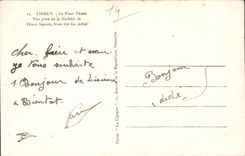 Lisieux CPA the Thiers place Seen from of the cathedral