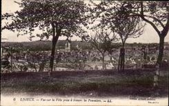 Lisieux CPA Seen on the city taken through the apple trees