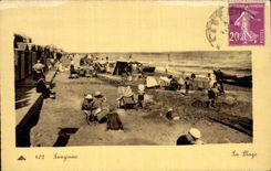 Langrune on Sea CPA the beach