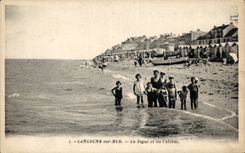 Langrune on Sea CPA the dam and cabins