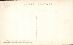 Villefranche de Rouergue CPA Bell-tower Notre Dame (1336)