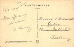 CPA Villefranche de Rouergue Gate Renaissance street Bories