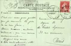 CPA Houlgate the farm of the Marot place