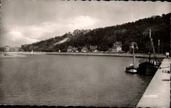 CPSM Houlgate the port the Divine ones towards Houlgate