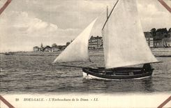 CPA Houlgate the mouth the Divine ones (boat)