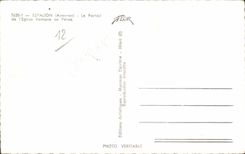 CPSM Espalion the gate of the Romance church of Persia