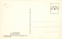 CPA Roquefort Treats with the hand (sheep)