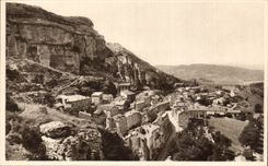 CPA Roquefort View pirse of the bored Rock