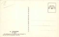 CPA Roquefort a salting tub (cheese cheese)