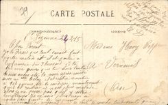 CPA Niort District of 7th Hussards Militaria