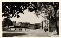 CPSM Parthenay the place of the theater
