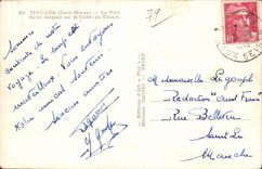 CPSM Thouars the bridge Saint Jacques on the valley of Thouet