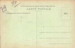 CPA St Maixent Woodworks of the interior door of the church