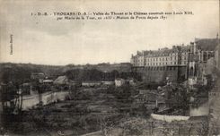 CPA Thouars Valley of the thouet and the castle built under Louis XIII per Marie of the Tower in 1635 House of correction 1871