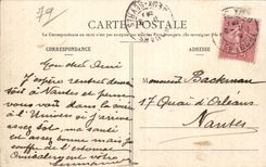 CPA Thouars the castle built sour orders of Marie of the Tower of Auvergne Tremoille