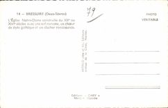 CPSM Bressuire the Notre Dame church