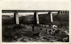 CPSM Thouars the viaduct