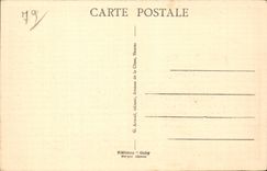 CPA Parthenay Places flag the kiosk and the donneuse one of bread