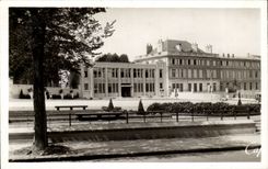 CPSM Niort La Poste and the public garden