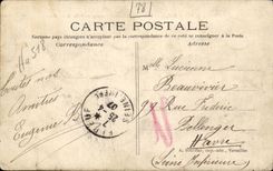 CPA the pond of the large Mill and Statue of Lawn has Cernay the City