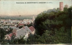 CPA Panorama of Montfort Amaury