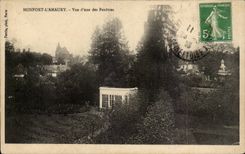 CPA Montfort Amaury Seen of one of the windows