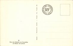 CPA Park of the castle of Versailles the basin of Latone