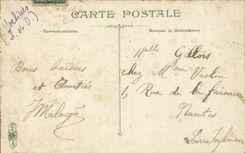 CPA Versailles Park of small Trianon dairy and the tower of Marlborough