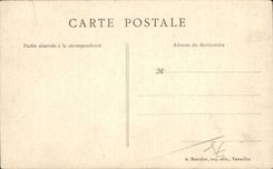 CPA Montfort Amaury Porte side of the church dimensions South