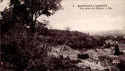 CPA Montfort Amaury Seen from of the ruins