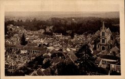 CPA Montfort Amaury Panorama taken of the Tours