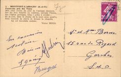 CPA Montfort Amaury Panorama taken of the Tours