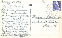 CPA Joigny Panorama on the city