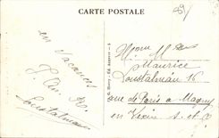 CPA Merry on Yonne the rock perceee