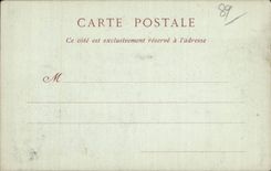 CPA Villeneuve on Yonne quays of the church