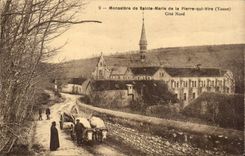 CPA Monastery of Sainte Marie of the stone which Transfers Northern Dimension ox Coach