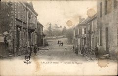 CPA Arces In front of the town hall Nice shot