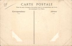 CPA Saint Father under Vezelay Below of the porch of the church