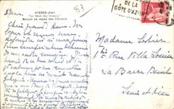 CPA Hyeres die Einfassung des Genesungsheimes der Vogel der Offiziere