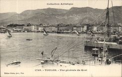 CPA Toulon View of the quay