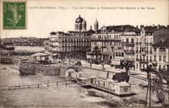 Saint Raphael CPA Seen on Frejus Boulevard Felix Martin and baths